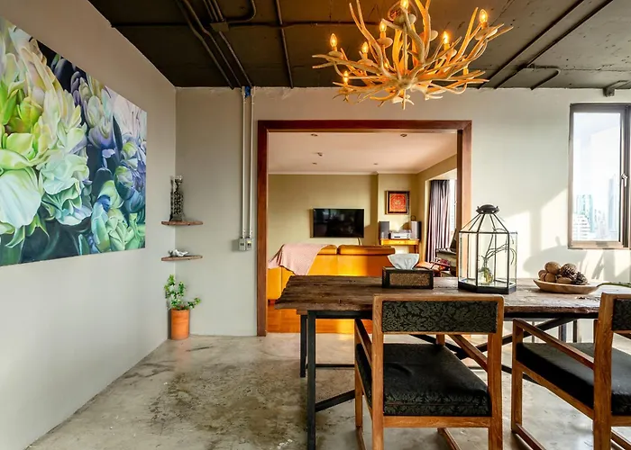 公寓 Peony Rustic Sukhumvit, Nana Bts *